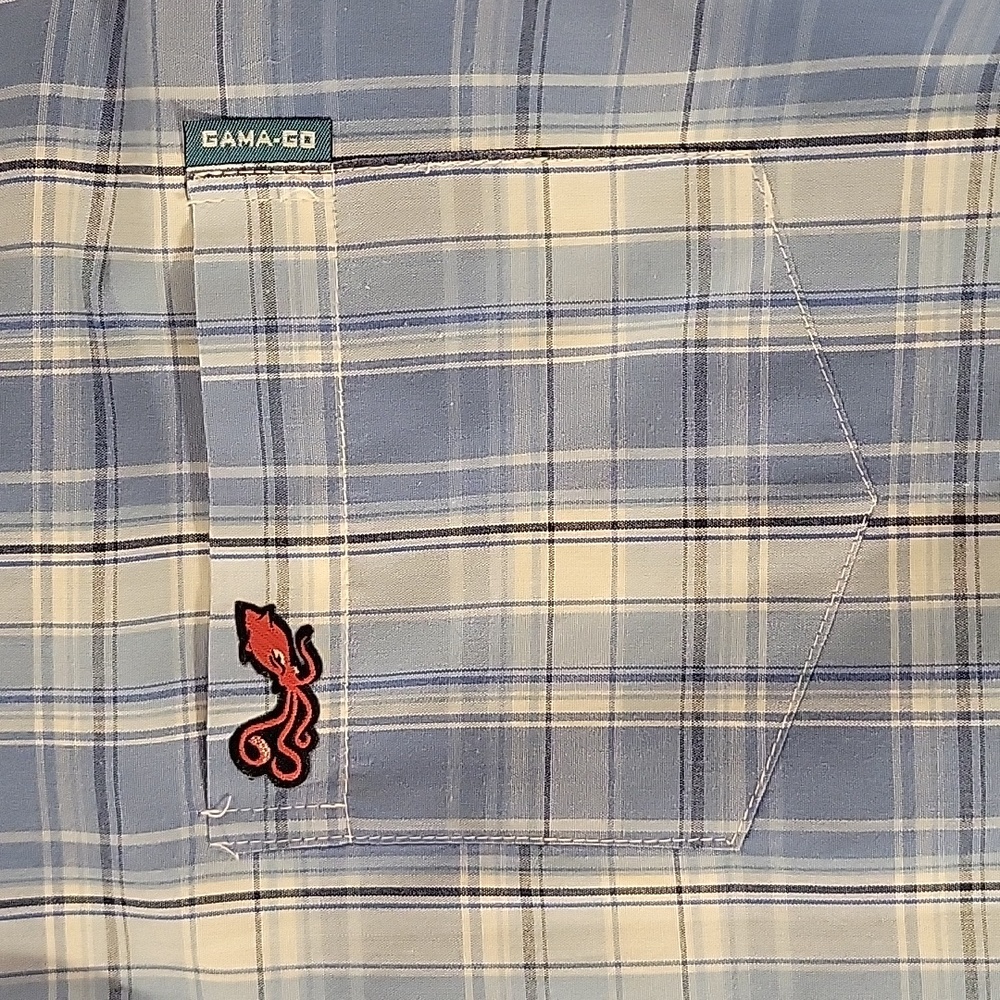 Gama-go Giant Squid bowling shirt, Tim Biskup Medium,